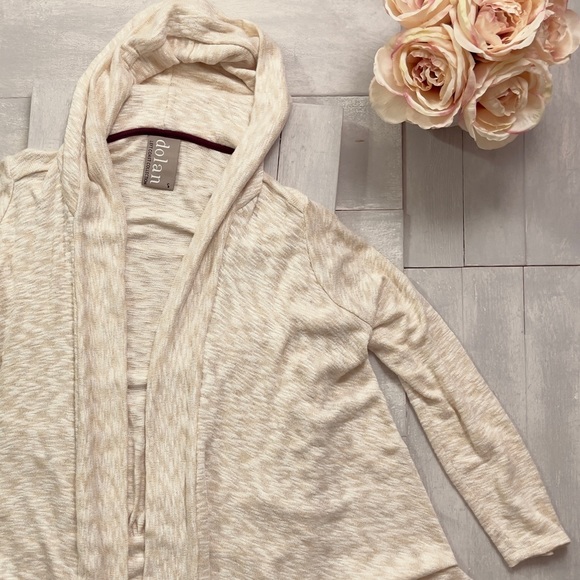 Anthropologie Dolan Left Coast Collection Slubbed Hooded Cardigan - Picture 4 of 12